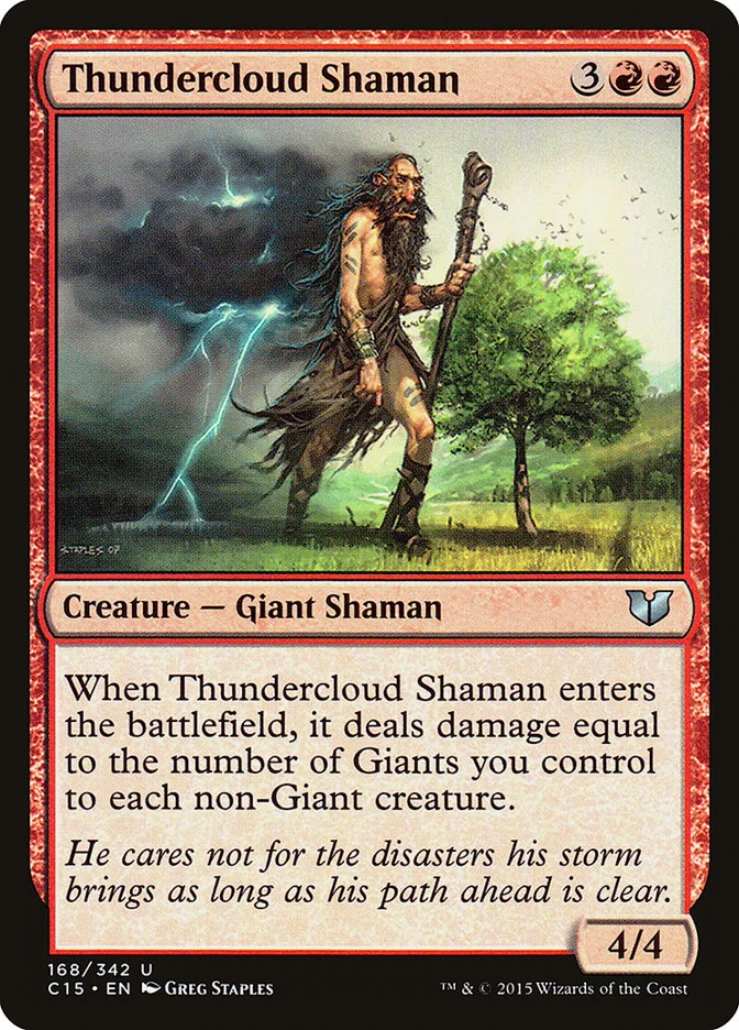 Thundercloud Shaman 「C15/168」「EN」