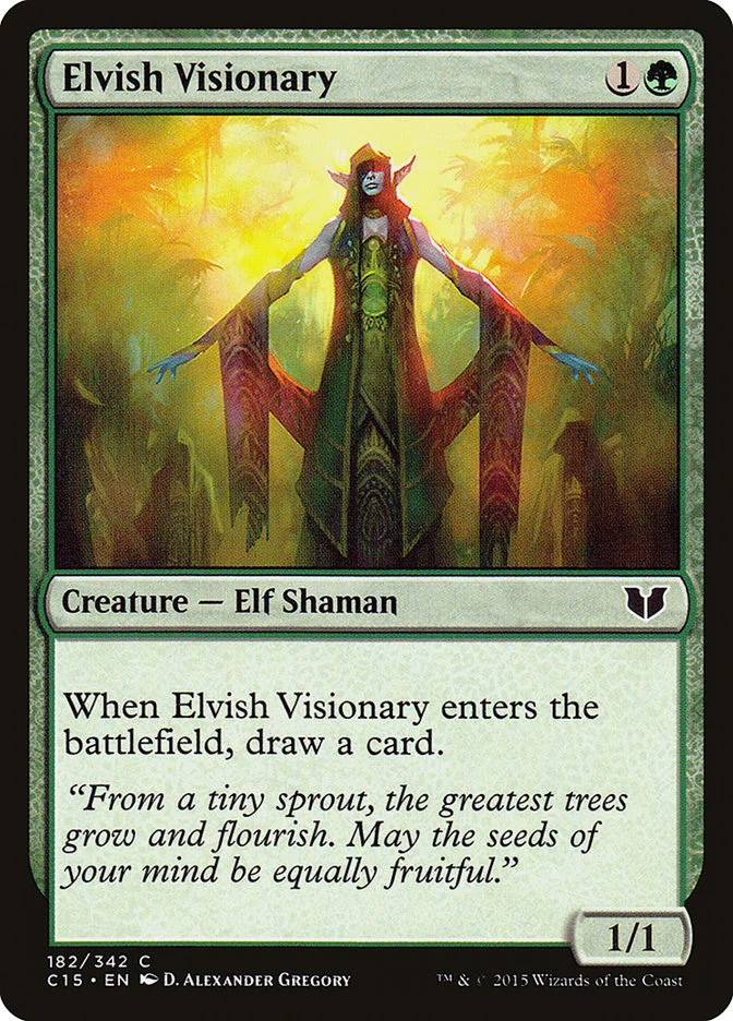 Elvish Visionary 「C15/182」「EN」