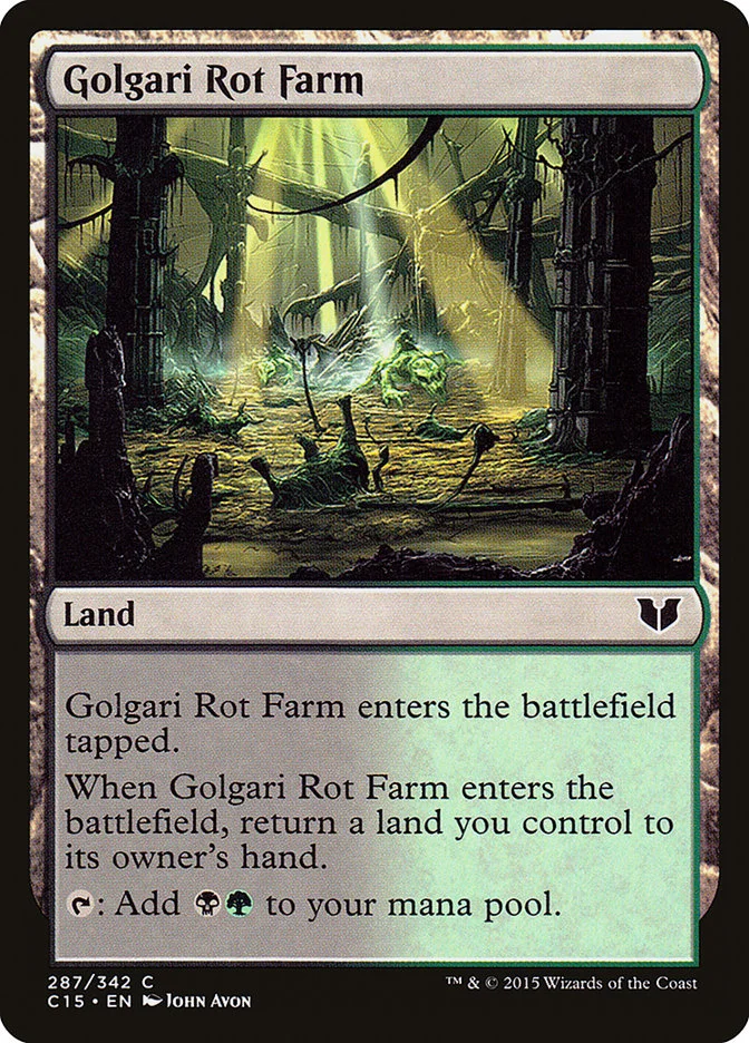 Golgari Rot Farm 「C15/287」「EN」