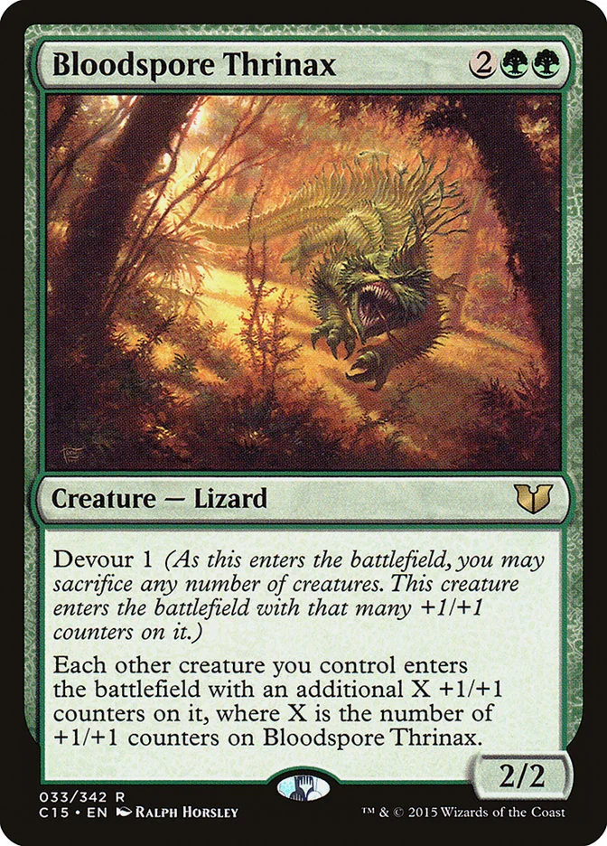 Bloodspore Thrinax 「C15/33」「EN」