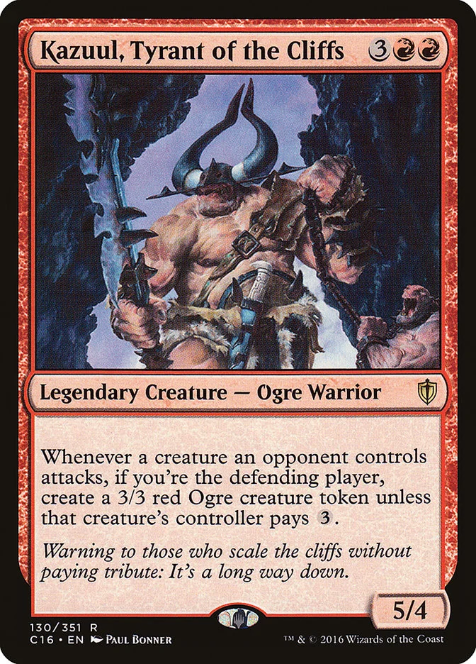 Kazuul, Tyrant of the Cliffs 「C16/130」「EN」