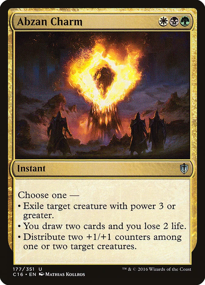 Abzan Charm 「C16/177」「EN」