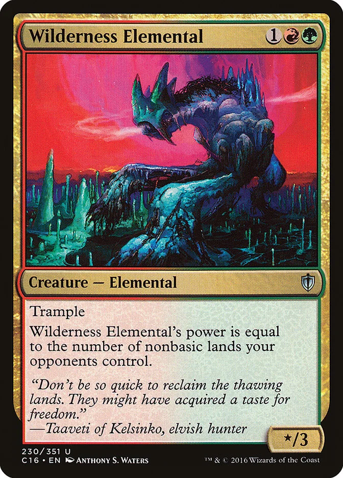 Wilderness Elemental 「C16/230」「EN」