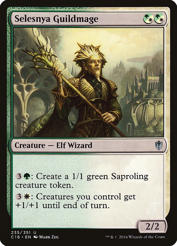 Selesnya Guildmage 「C16/235」「EN」