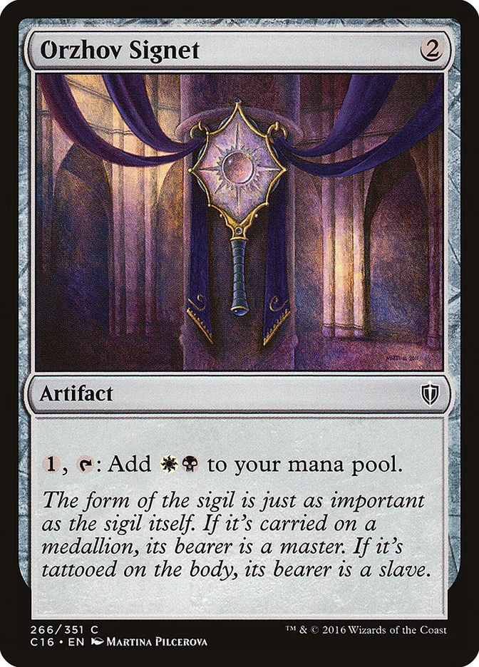 Orzhov Signet 「C16/266」「EN」