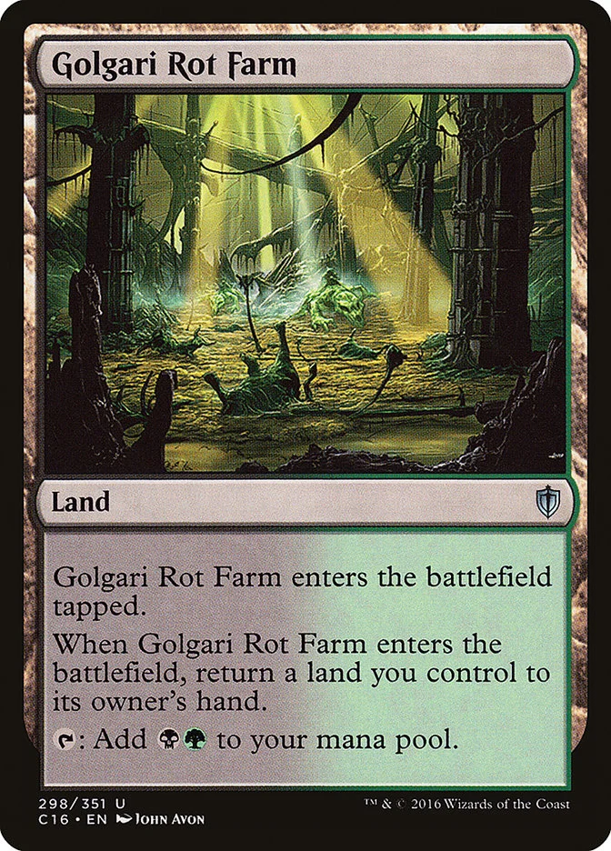 Golgari Rot Farm 「C16/298」「EN」