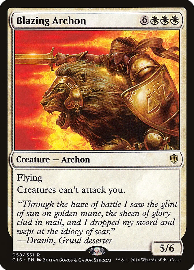 Blazing Archon 「C16/58」「EN」