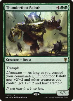 Thunderfoot Baloth #172 · Magic: The Gathering