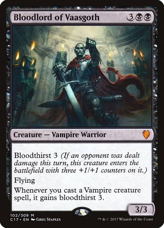 Bloodlord of Vaasgoth 「C17/102」「EN」