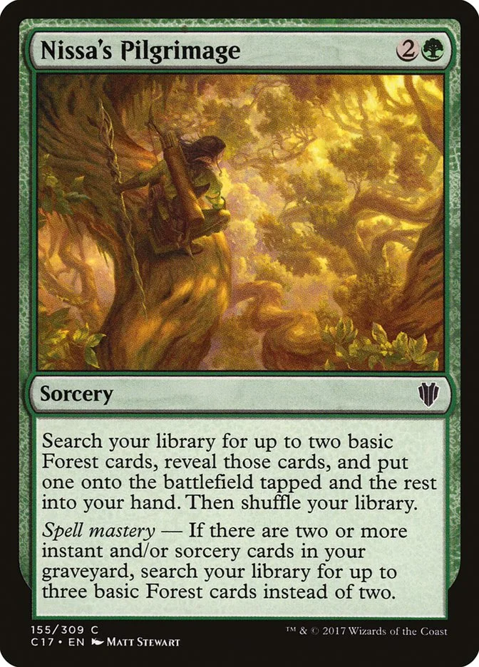 Nissa's Pilgrimage 「C17/155」「EN」