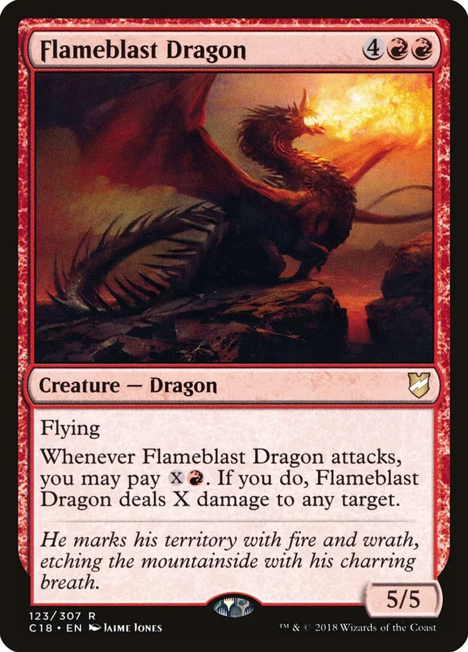 Flameblast Dragon 「C18/123」「EN」