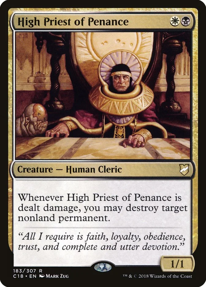 High Priest of Penance 「C18/183」「EN」