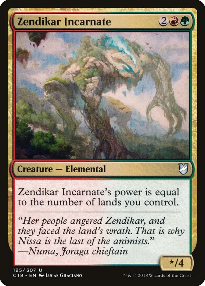 Zendikar Incarnate 「C18/195」「EN」