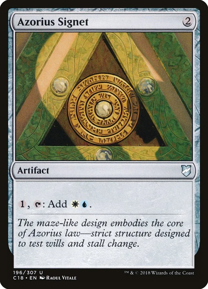 Azorius Signet 「C18/196」「EN」