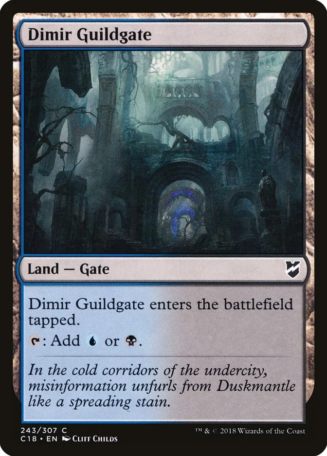 Dimir Guildgate 「C18/243」「EN」