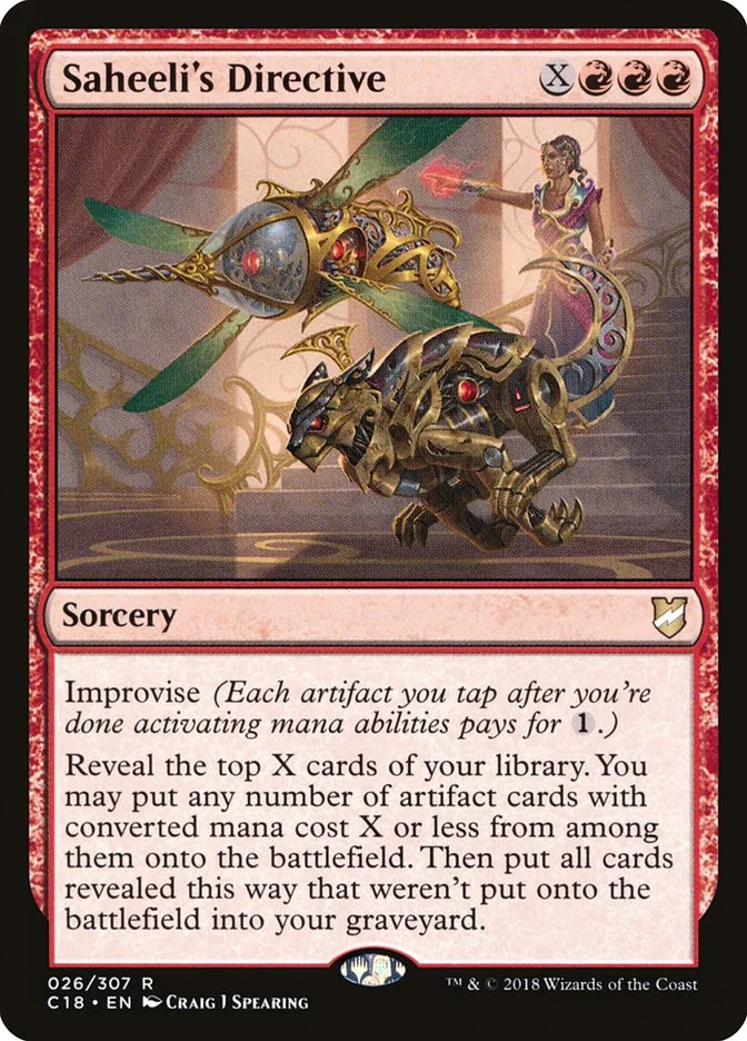Saheeli's Directive 「C18/26」「EN」