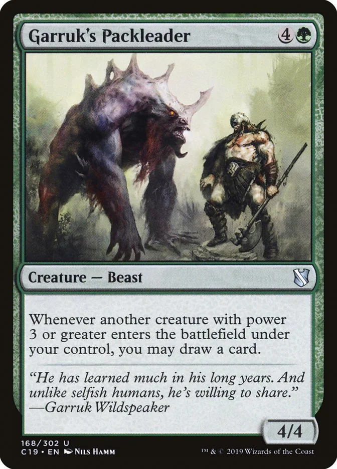 Garruk's Packleader 「C19/168」「EN」