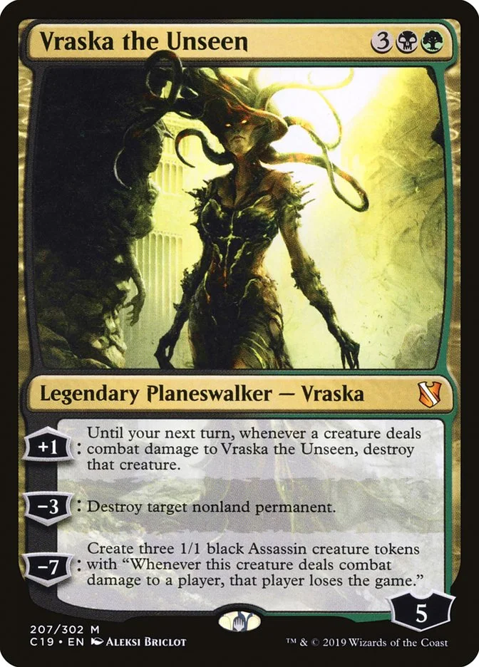 Vraska the Unseen 「C19/207」「EN」