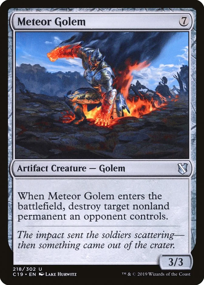 Meteor Golem 「C19/218」「EN」