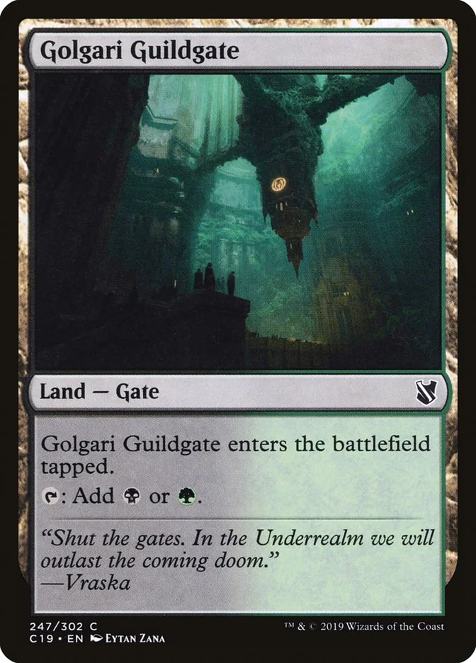 Golgari Guildgate 「C19/247」「EN」
