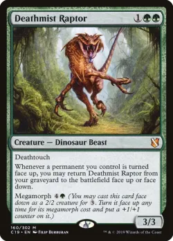 Deathmist Raptor #160 · Magic: The Gathering