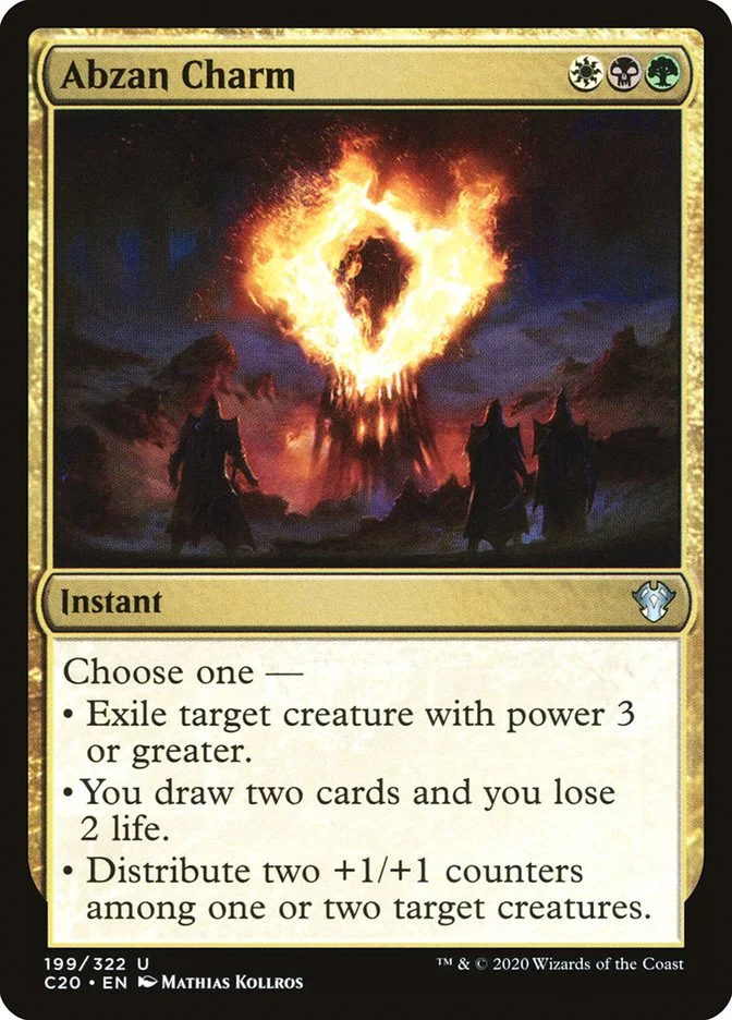 Abzan Charm 「C20/199」「EN」