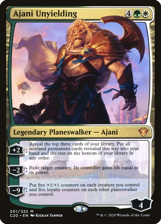 Ajani Unyielding 「C20/201」「EN」
