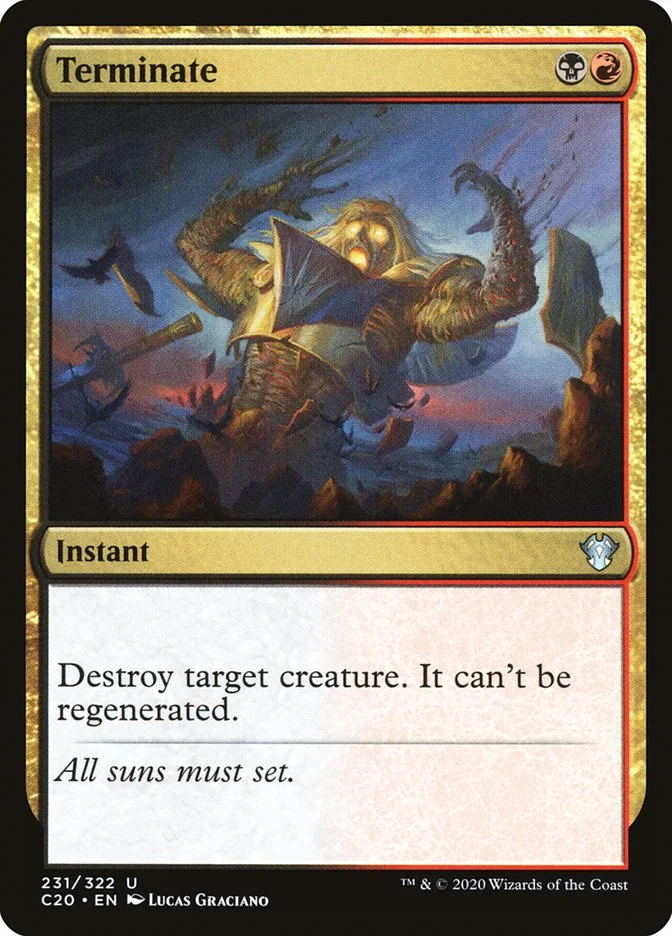 Terminate 「C20/231」「EN」