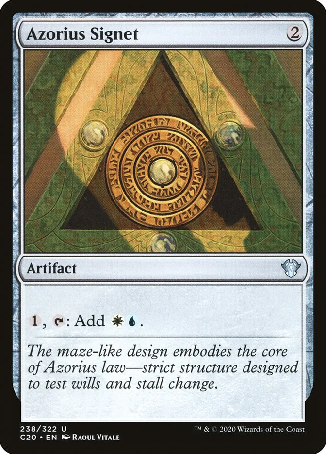 Azorius Signet 「C20/238」「EN」