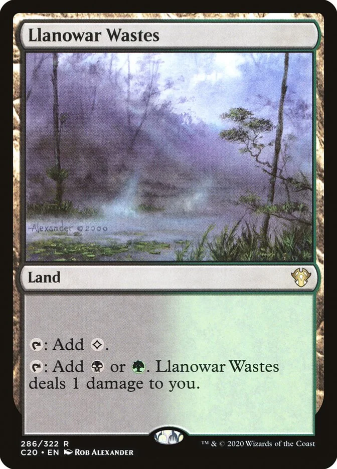 Llanowar Wastes 「C20/286」「EN」