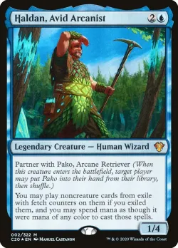 Haldan, Avid Arcanist #2 · Magic: The Gathering