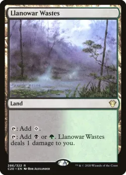 Llanowar Wastes 「C20/286」「EN」