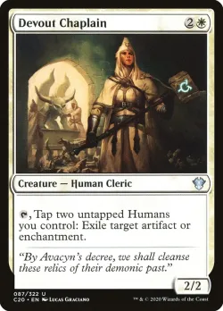 Devout Chaplain #87 · Magic: The Gathering