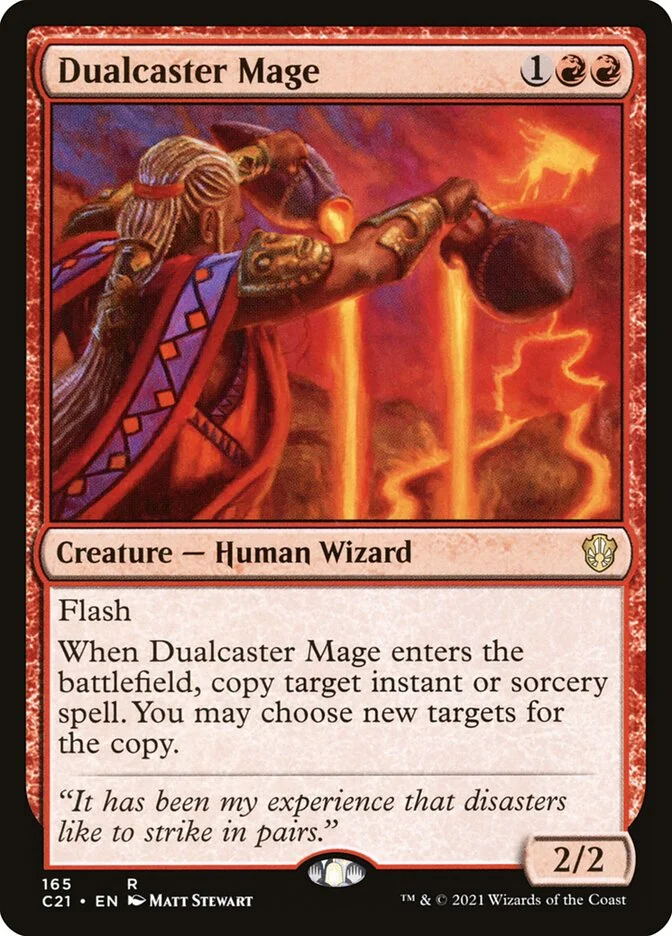 Dualcaster Mage 「C21/165」「EN」