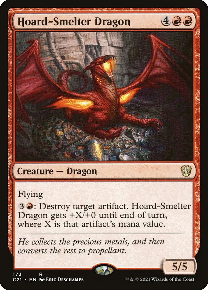 Hoard-Smelter Dragon 「C21/173」「EN」