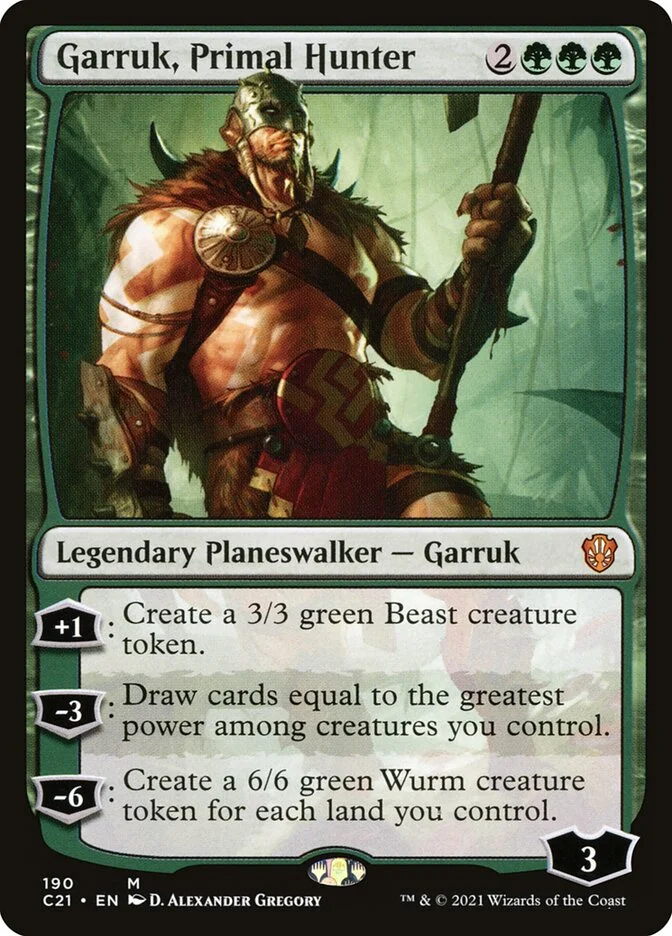 Garruk, Primal Hunter 「C21/190」「EN」
