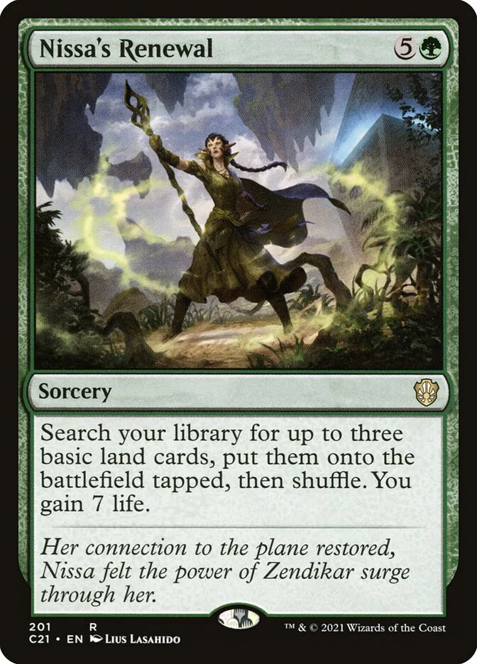 Nissa's Renewal 「C21/201」「EN」