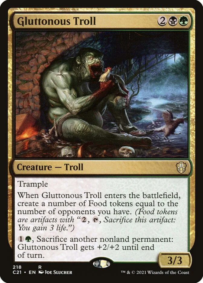 Gluttonous Troll 「C21/218」「EN」