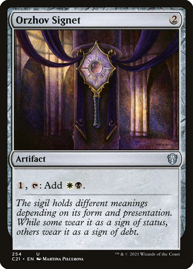 Orzhov Signet 「C21/254」「EN」
