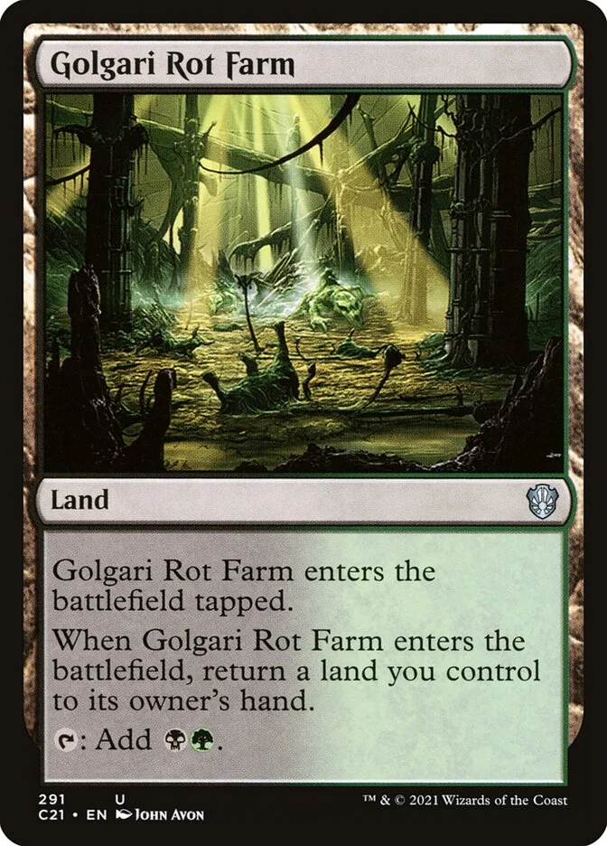 Golgari Rot Farm 「C21/291」「EN」