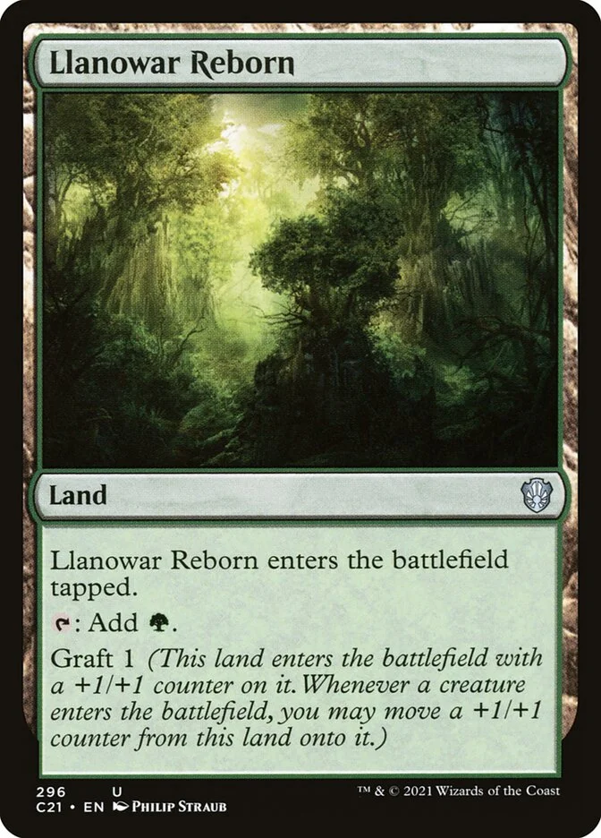 Llanowar Reborn 「C21/296」「EN」