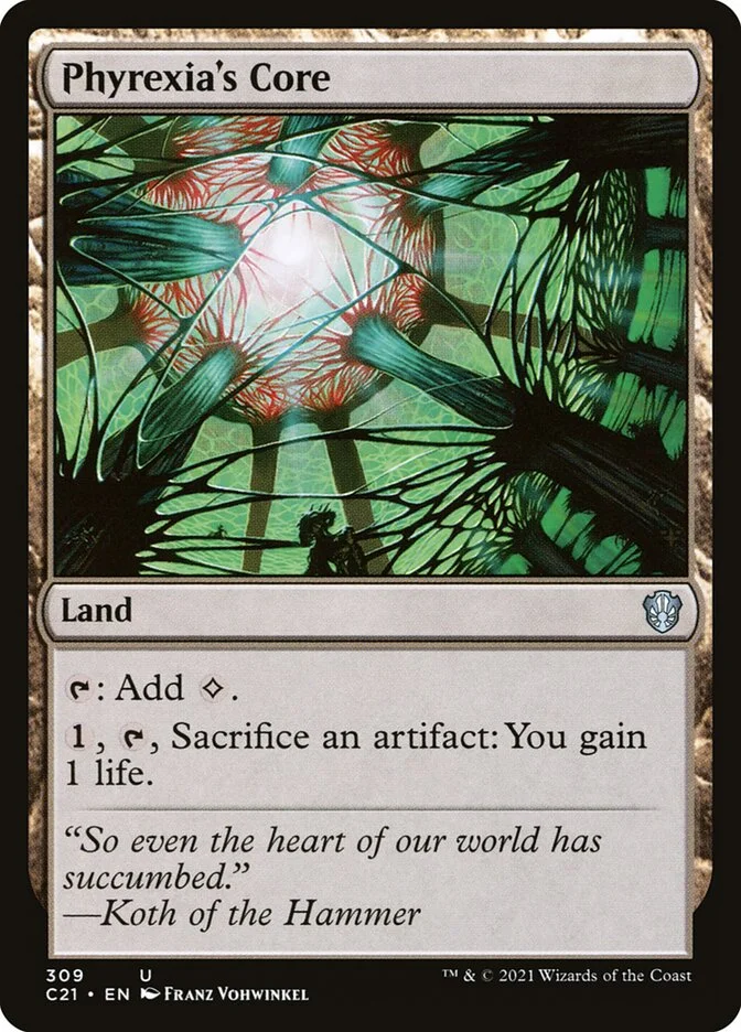 Phyrexia's Core 「C21/309」「EN」