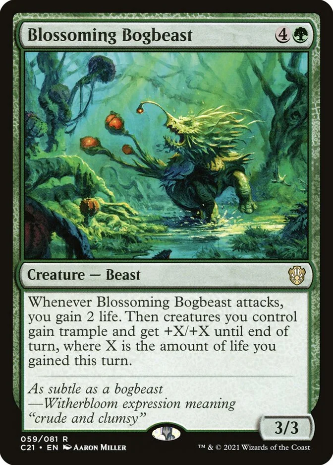 Blossoming Bogbeast 「C21/59」「EN」