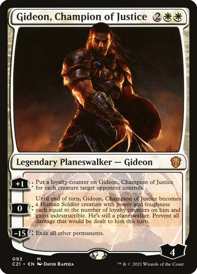 Gideon, Champion of Justice 「C21/93」「EN」