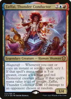 Zaffai, Thunder Conductor #4 · Magic: The Gathering
