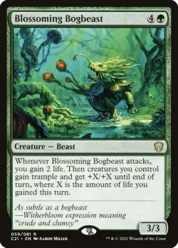 Blossoming Bogbeast #59 · Magic: The Gathering