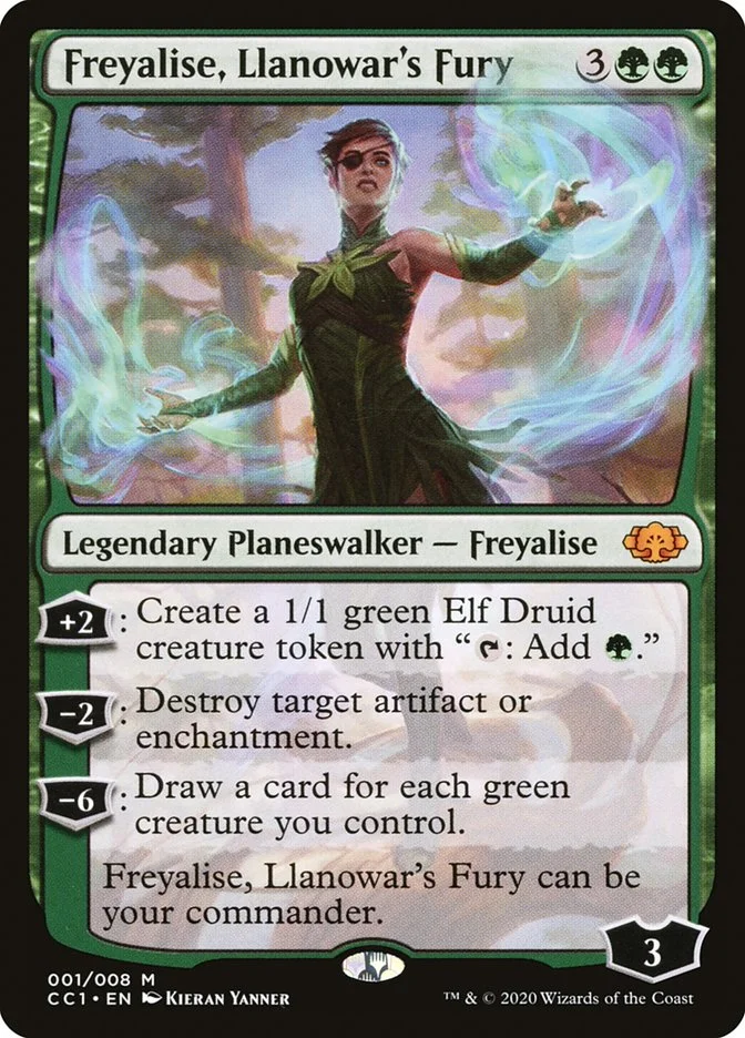 Freyalise, Llanowar's Fury 「CC1/1」「EN」