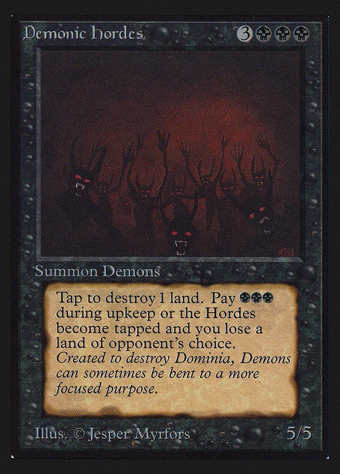 Demonic Hordes 「CED/104」「EN」
