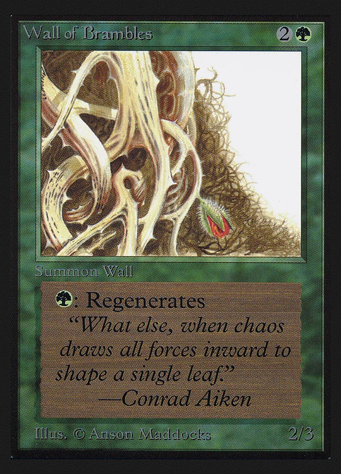 Wall of Brambles 「CED/224」「EN」