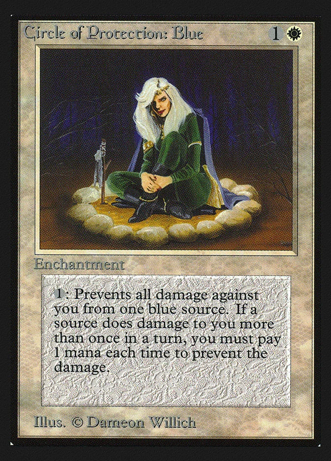 Circle of Protection: Blue 「CEI/11」「EN」